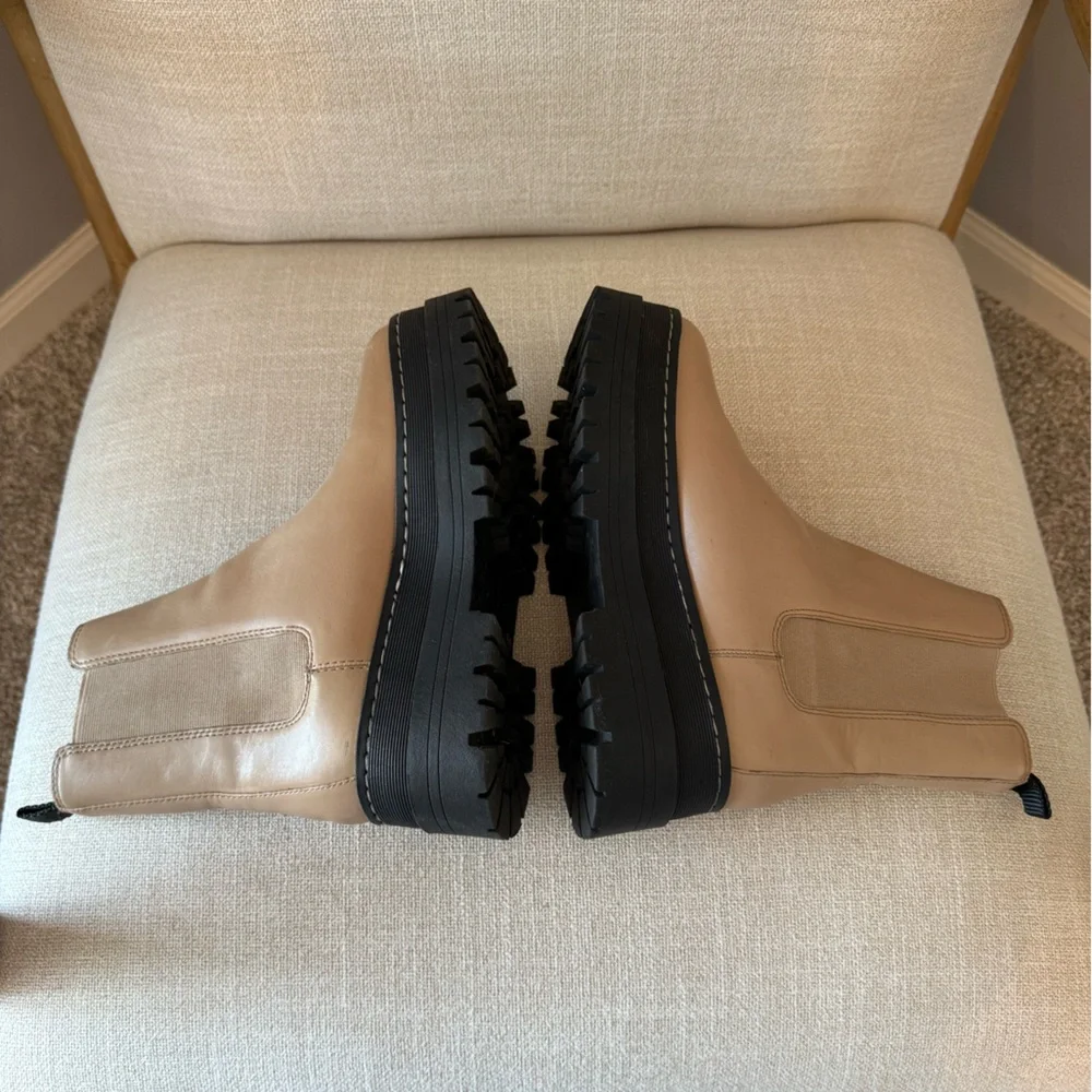 Marc Fisher Pauline Chelsea Boot in Natural - Picture 5 of 7